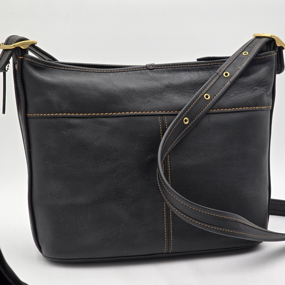 Coach Glovetanned Leather Andy Crossbody, EUC, Black - Picture 3 of 16